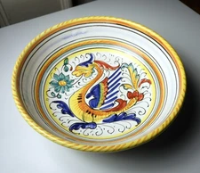 Da Lena Ravello, Italy, Deruta, Raffaellesco Dragon 7" Cereal Bowl(s)