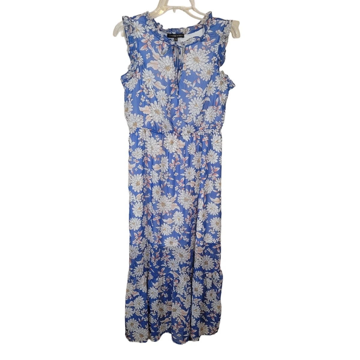 black floral maxi dress plus size Black Floral Maxi Dress, White Flowers Long Spaghetti Straps Flowy Women Sleeveless Casual Cute Designer Elegant Plus Size Cocktail Party 4XL / White