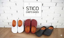 STICO NEC-03 Occupational Slip Resistant Chef Kitchen Safety Shoes Clogs