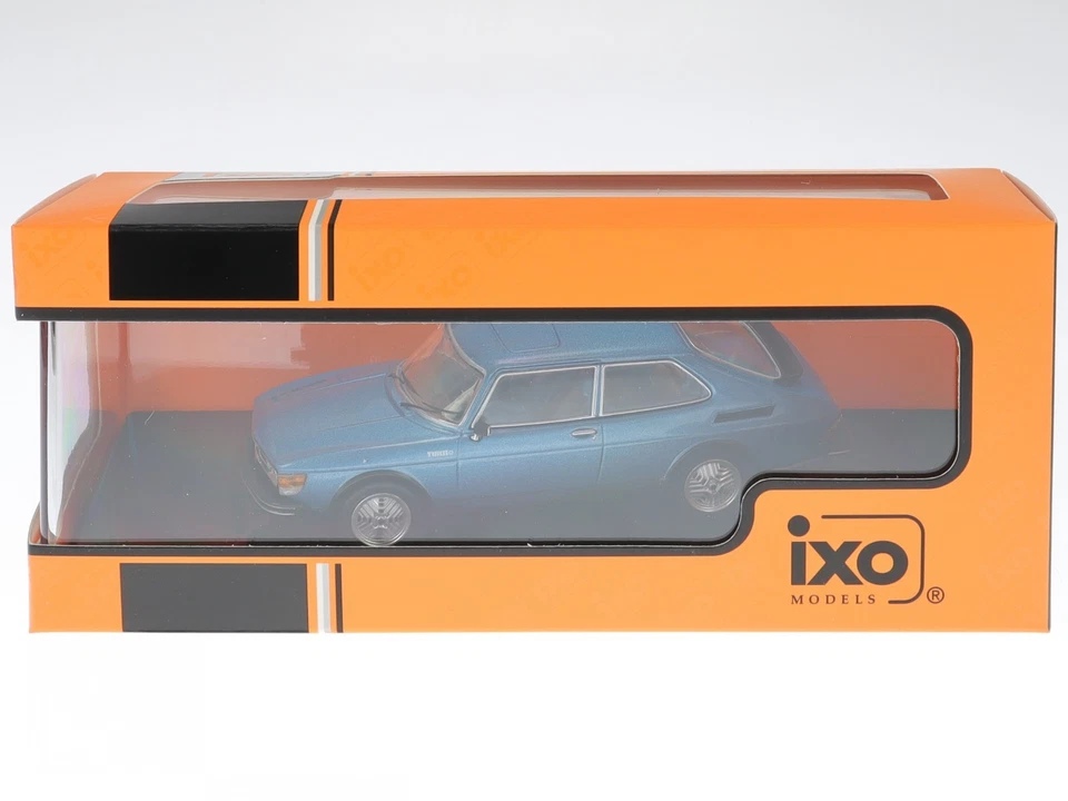 Saab 99 Turbo 1977 blue metallic diecast model car CLC393 IXO 1:43 - Image 4 of 4