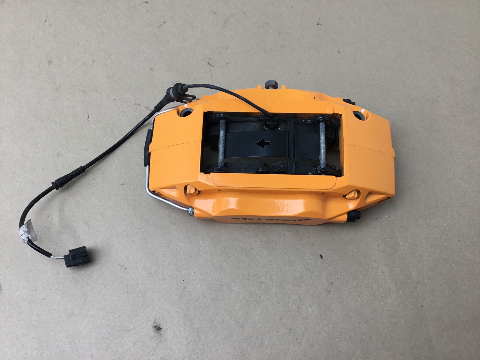 McLaren 650S 2015 Rear Left Driver Brake Caliper Orange 15-17 ;:A