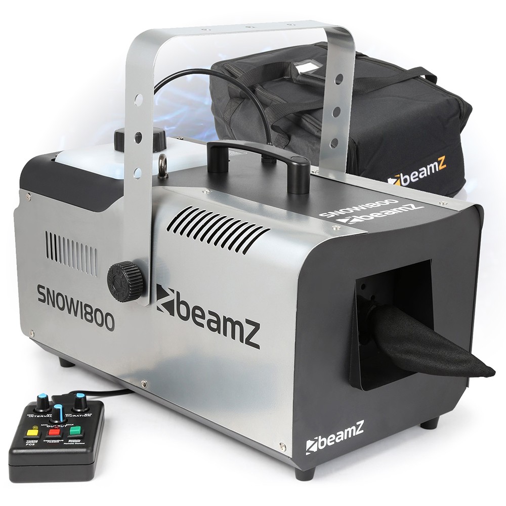 Beamz Snow Flurry Effect Blizzard Machine Christmas DJ + FREE Bag 1800W UK Stock