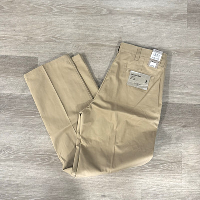 NWT Haggar Tan Everywhere Khaki Classic Fit Performance Dress Pants Size 36x34