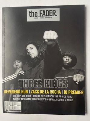 REVEREND RUN / ZACK DE LA ROCHA / DJ PREMIER (The FADER) 99/00 VOL. 1 issue 