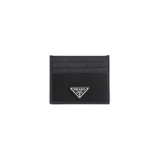 PRADA Black Re-Nylon Card Holder New & Authentic