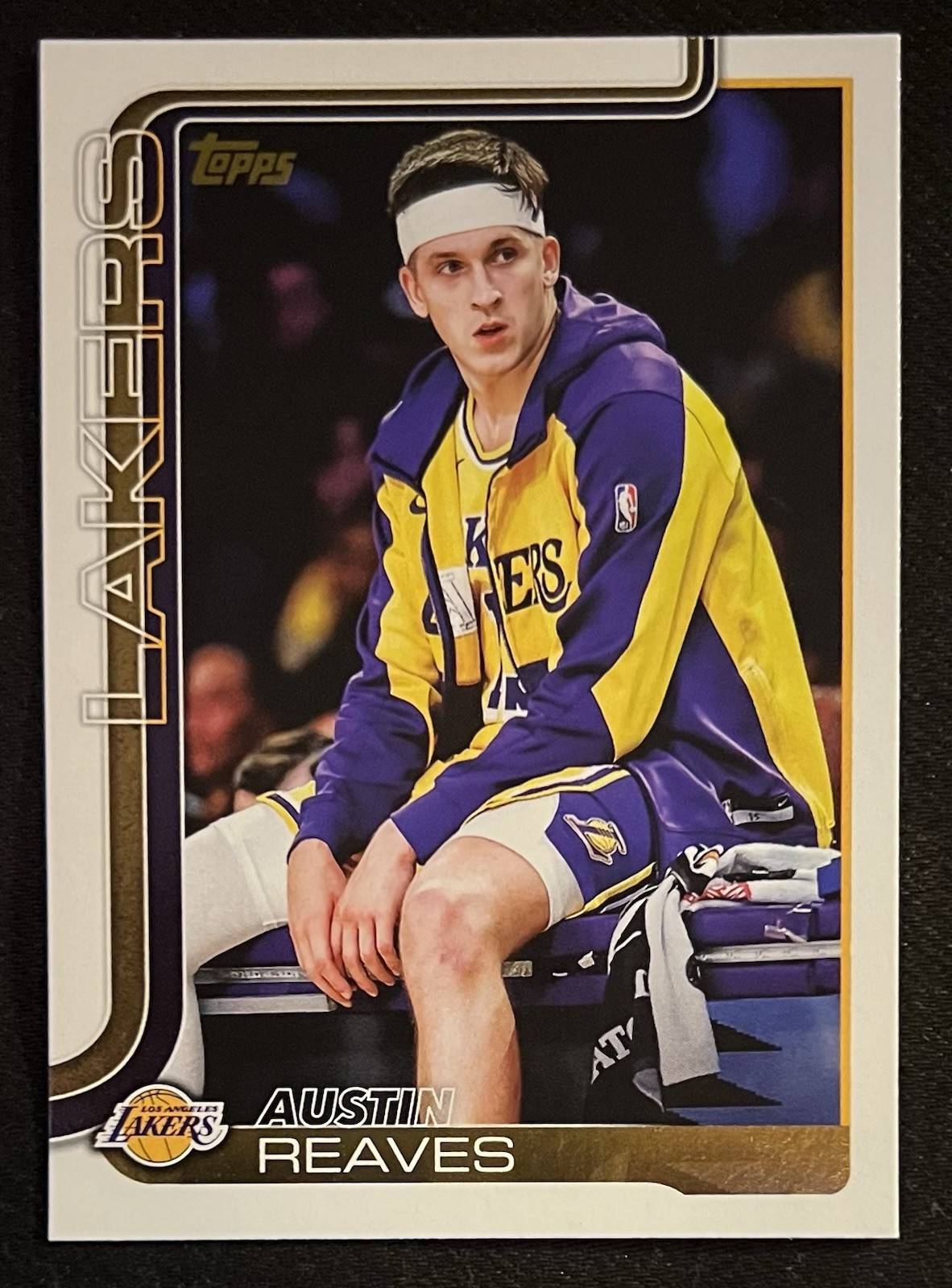 2025-26 Topps Austin Reaves Golden Mirror Variation SSP #151 Los Angeles Lakers