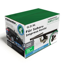 G.D.W. Anhängerkupplung abnehmbar & 7poliger E-Satz für Subaru Impreza Kombi 00-