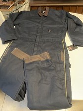 NWT Dickies Mens Insulated Blended Duck Full Coverall Black Size XL REG
