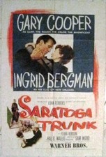 SARATOGA TRUNK 1-SHEET POSTER (1945) GARY COOPER, INGRID BERGMAN