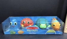 Melissa  Doug Sunny Patch Seaside Sidekicks Squirters Squeeze Squirt Free Ship