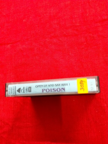Poison Open Up And Say Ahh RARE orig Cassette tape INDIA indian Capitol 1991 - Picture 2 of 5