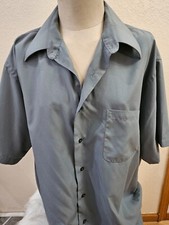 SIZE XL 17 1/2 CEZANI Men's Short Sleeve Button Up Dress Shirt INVPV874