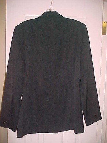 Blazer donna foderato grigio tinta unita taglia L di 81st & Park Career rayon/poliestere - Foto 3 di 5