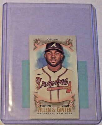 2021 Topps Allen & Ginter Mini Parallel Marcell Ozuna #344