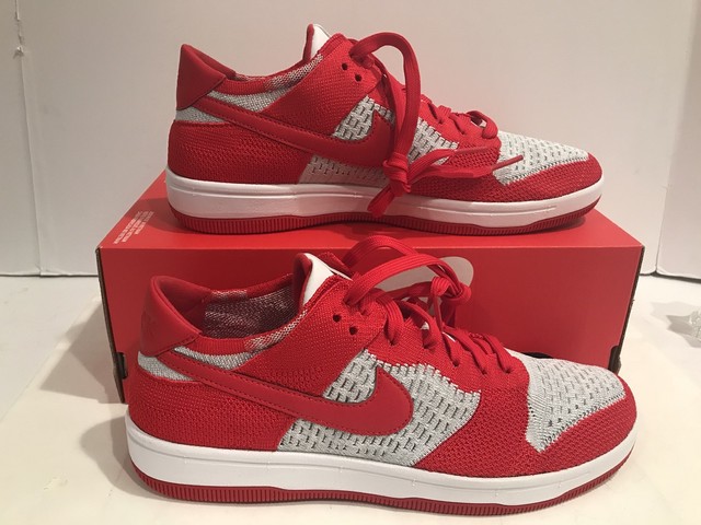 nike dunk flyknit red