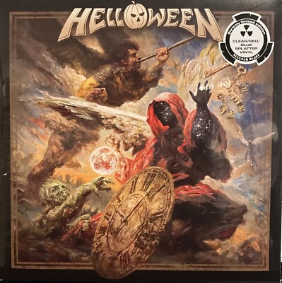 Helloween   Helloween LP 2022 Nuclear Blast [LTD Clear w/ Black & Red Splatter]