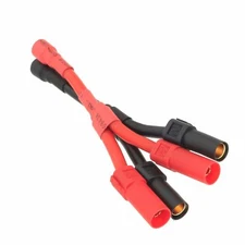Parallel Wire Brushless Motor 8mm 1 Female to 2 Male HXT150 Y Cable 10# 5+5CM
