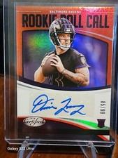 2024 Panini Certified Rookie Roll Call Red Devin Leary RRC-DLY 85/99 Auto Ravens