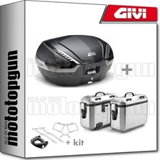 GIVI CASE V47NNT + SUITCASES TREKKER DOLOMITES DLMK36A HONDA NC 750 S 2016 16