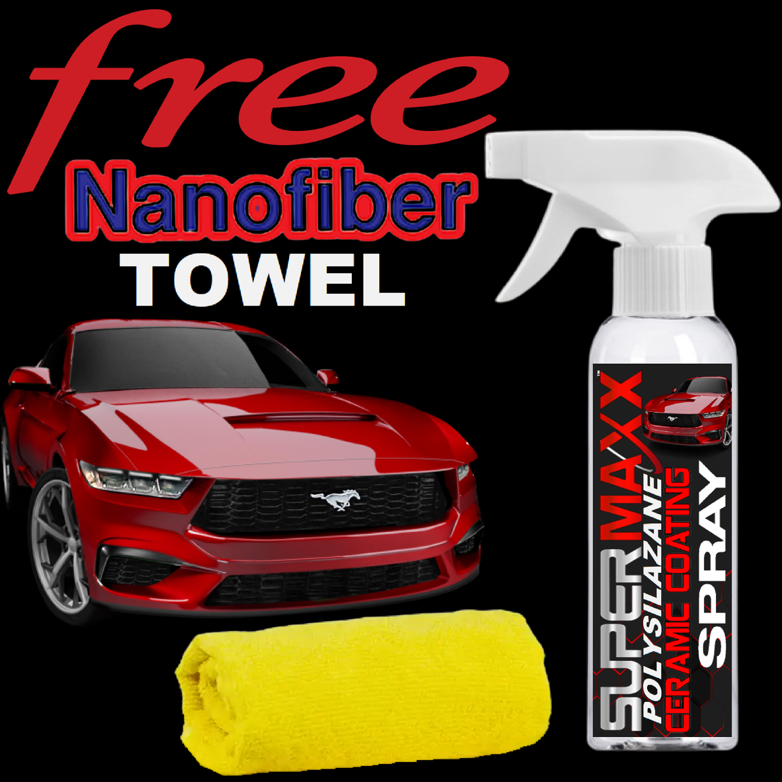 SUPER CERAMIC CAR COATING SPRAY PAINT SEALANT "SCRATCH RESISTANT" HIGH