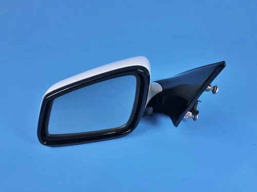 11-13 BMW F10 528I 535I 550I LEFT DRIVER SIDE MIRROR SURROUND VIEW CAMERA WHITE
