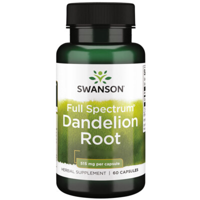 Swanson, Dandelion Root, 515mg, 60 Kapseln - Blitzversand