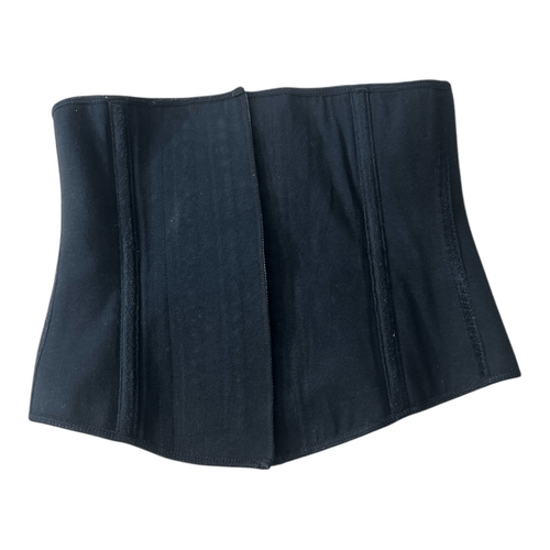 ACHATTI Women Black Rubber Cotton COLOMBIAN GIRDLE WAISTBAND Size 36 Shape Wear - Picture 10 of 10