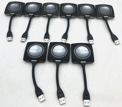 Lot of (9) Barco Clickshare R9861006D01 Wireless USB Button Wireless Interface