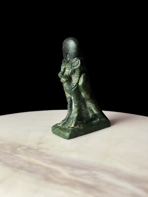 Löwin Sekhmet Kopf Anhänger, altägyptisches Amulett Schmuck