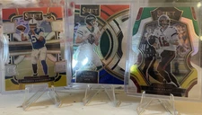 Panini Select Tri-color Die-cut QB Trio. (See description for details)