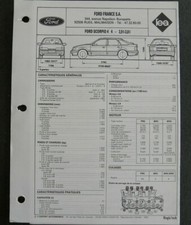 Revue technique Ford SCORPIO