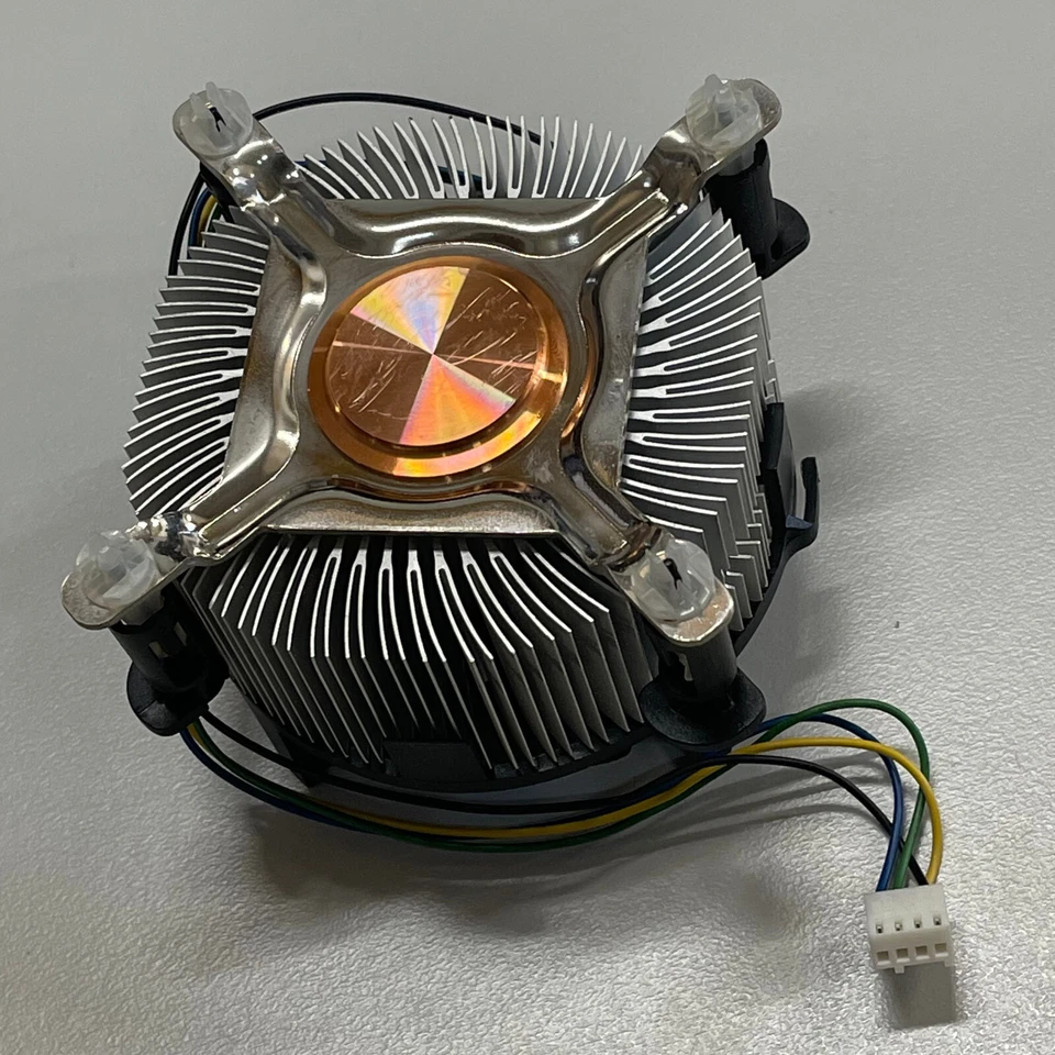 OEM Intel CPU Fan & Heatsink Assembly Copper Core LGA 775 12V 0.60A D60188-001 - Image 2 of 4