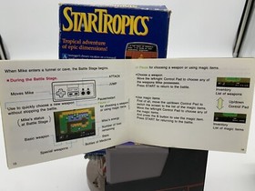 StarTropics (Nintendo NES, 1990) almost CIB - manual, no letter