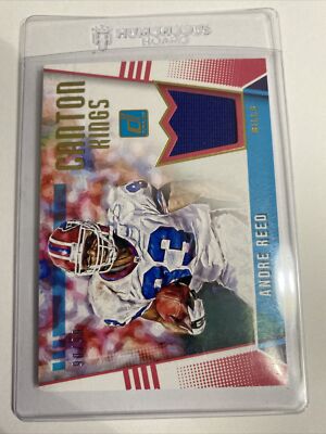 2018 Donruss Canton Kings Gold #1 Andre Reed Relic 90/99