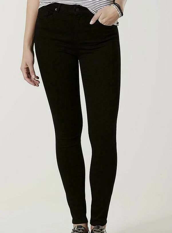 Roebuck & Co Women's High Rise Jeggings R1893 Various Sizes NEW Black  Skinny Leg