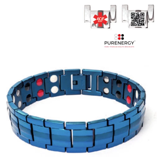 Bracciale Magnetico Da Donna In Acciaio Al Titanio 316L, Design A Coda Di Pesce, Regolabile 22 Cm, Con Confezione Regalo E Strumento Di Rimozione