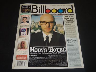 2005 MARCH 5 BILLBOARD MAGAZINE - MOBY FRONT COVER - O 7659