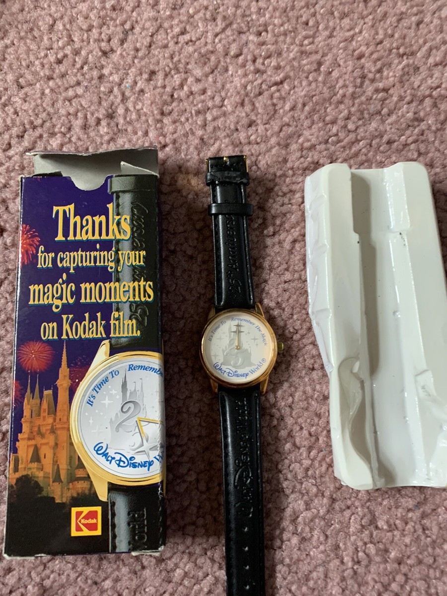 Vintage 1996 Walt DISNEY World 25th Anniversary watch KODAK NEW in