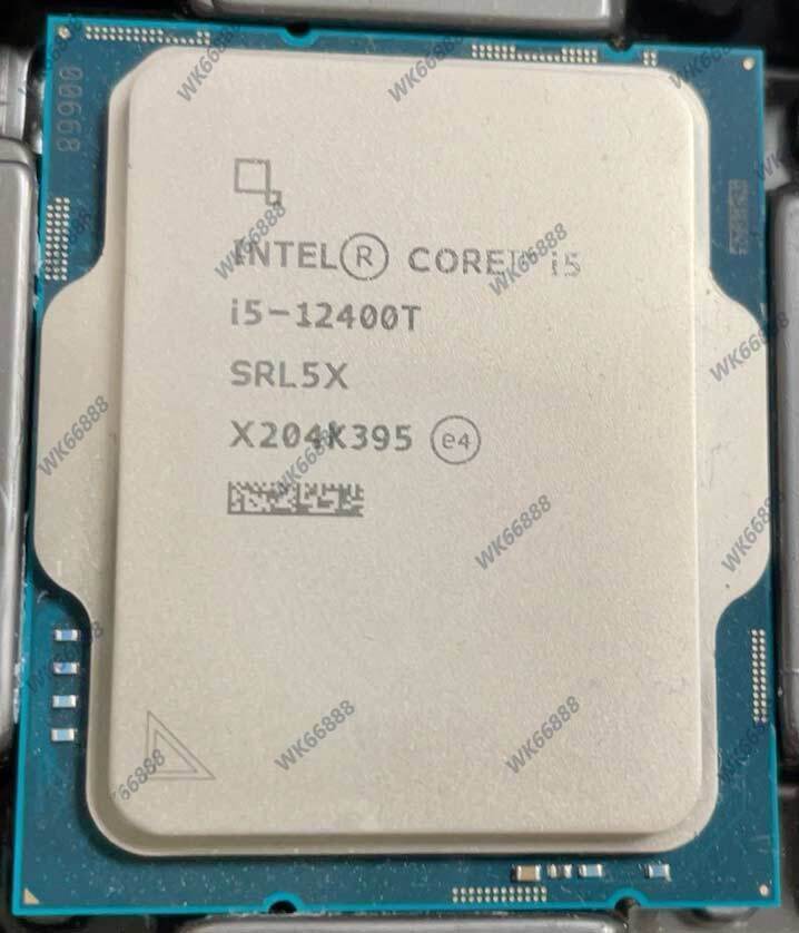 CPU i5-12400T CPU Intel Core i5-12400T 6-core Alder Lake 1.8GHz up to 4.2GHz LGA1700