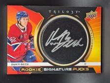 2023-24 Upper Deck Trilogy Hockey Autos, Patches, & Other Insert Cards; You pick
