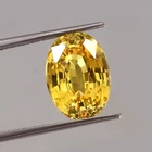 AAA Natural Flawless Ceylon Yellow Sapphire Oval Cut Loose Gemstone 11x9x6 mm