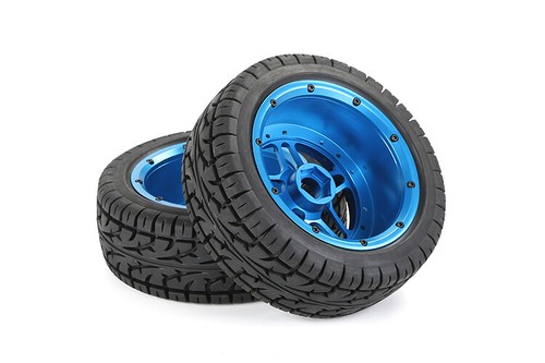 CNC Metall All Terrain Reifensatz mit fünf Sternen für 1/5 Losi 5ive-t RV LT - Bild 8 von 14