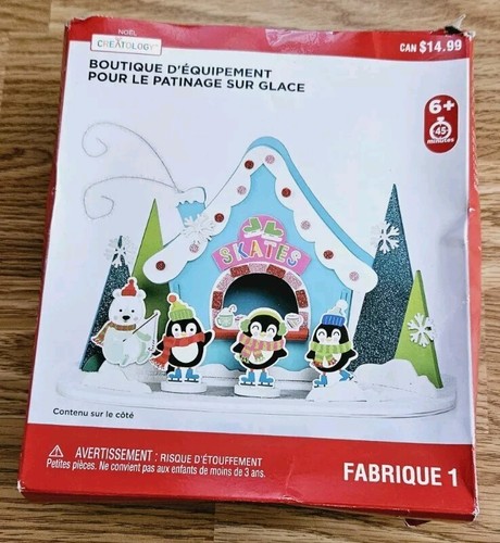 Creatology Navidad Invierno Patín sobre Hielo Tienda Espuma Kit Artesanal Nuevo 6+ - Imagen 2 de 4