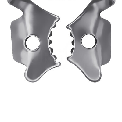5 Clamps (Pinces) Pour Digue Dentaire - Modèle #12 A - Inox - Pour Endodontie