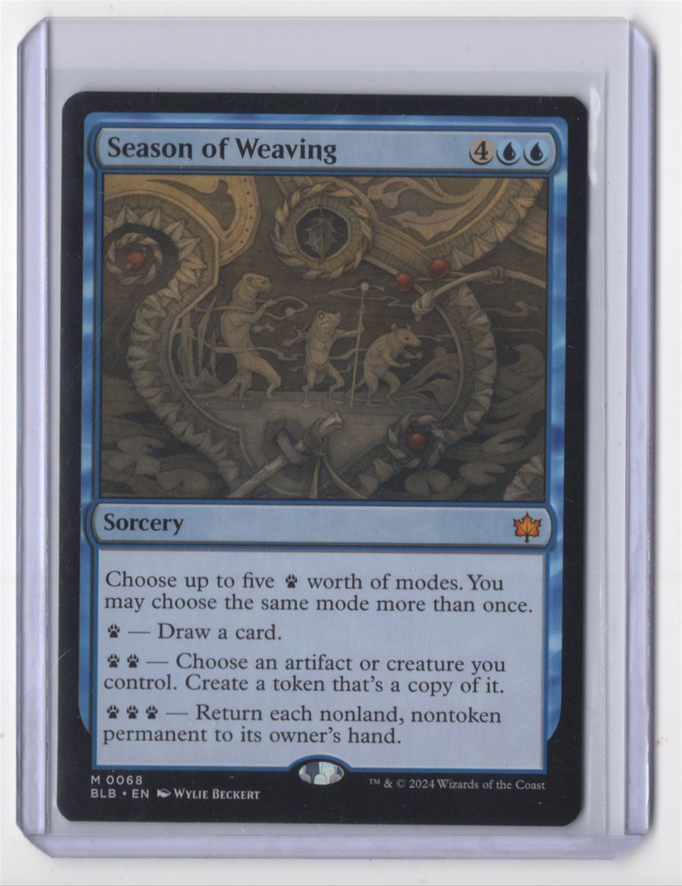 #68 2024 Bloomburrow Season of Weaving Mythic