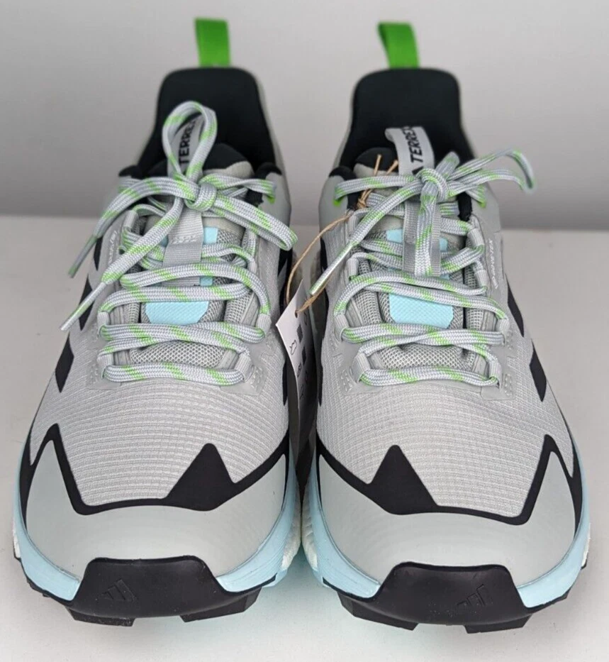 Adidas Women's 9.5 Terrex Free Hiker 2 GOR-TEX Hiking Shoes-Low Flash Aqua Lime - Image 4 of 4