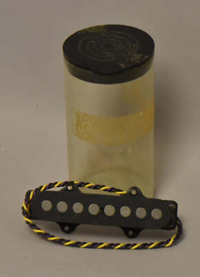 1980s Schecter USA 8-String Bass Pickup Dallas-Era Black