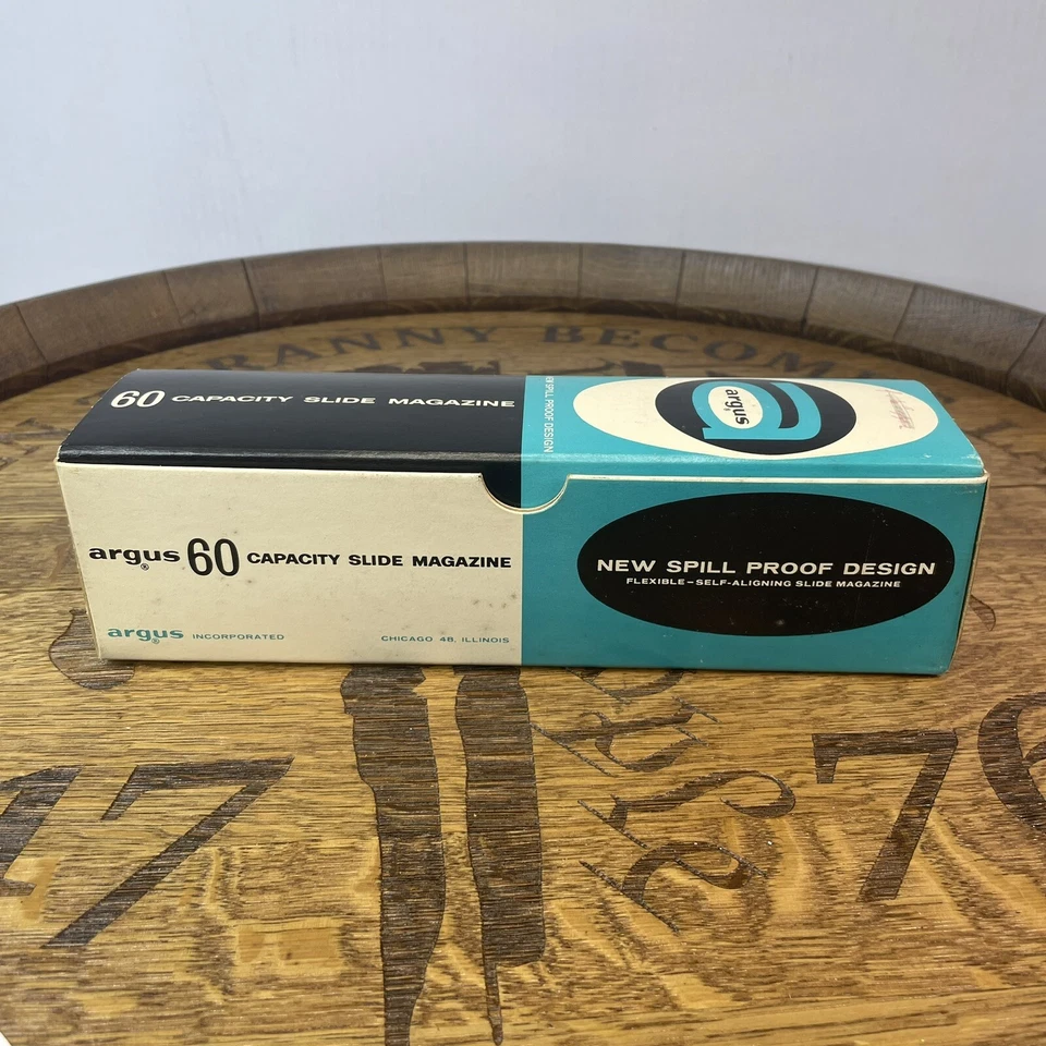 Argus 60 Capacity Slide Magazine Retro Vintage With Original Box - Image 4 of 4
