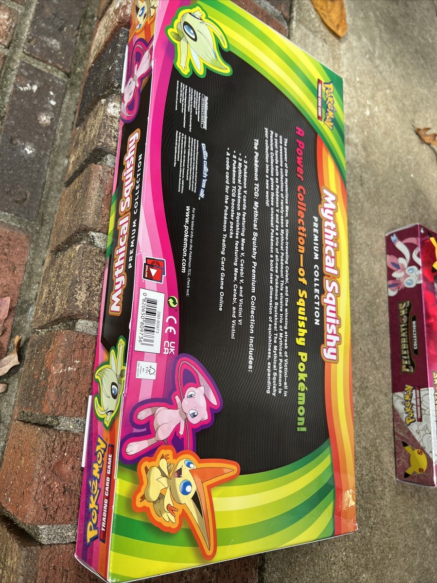 ポケモンカード 英語 Mythical Squishy プレミアム BOX Pokemon Toys Mythical Squishy Premium Trading Card Game