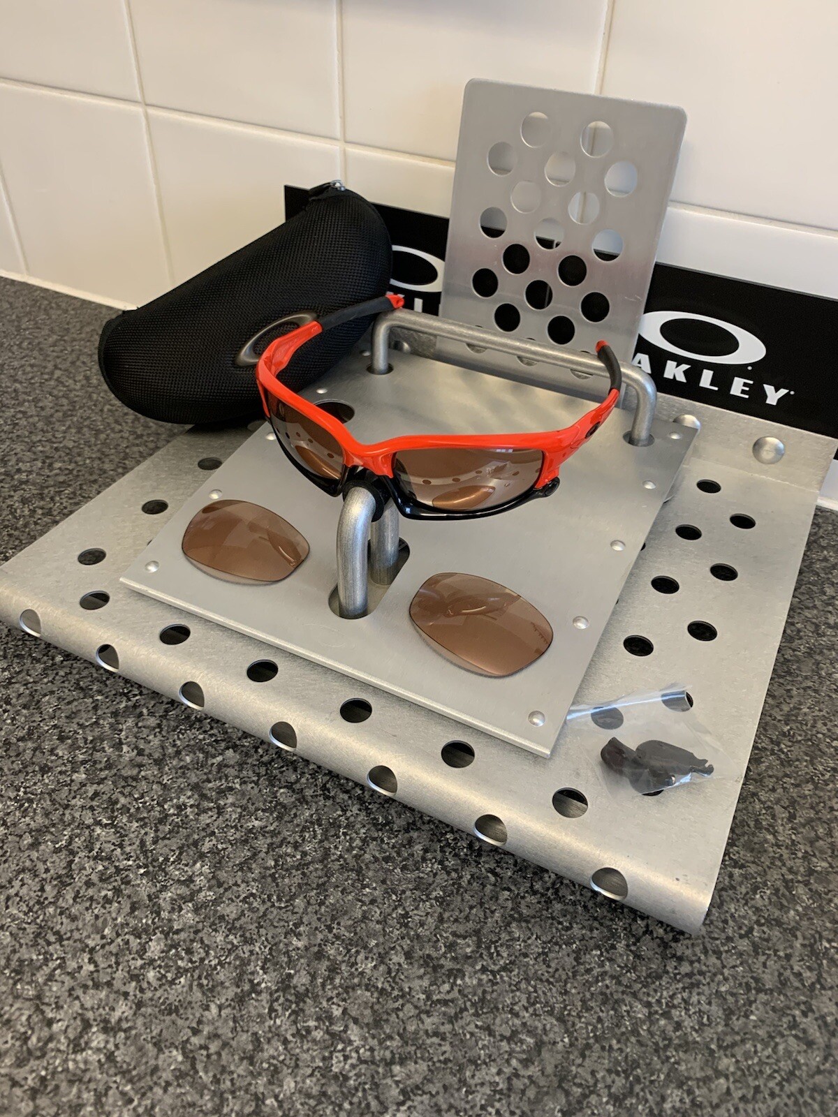 Authentic Oakley Split Jacket Sunglasses Mint con… - image 1